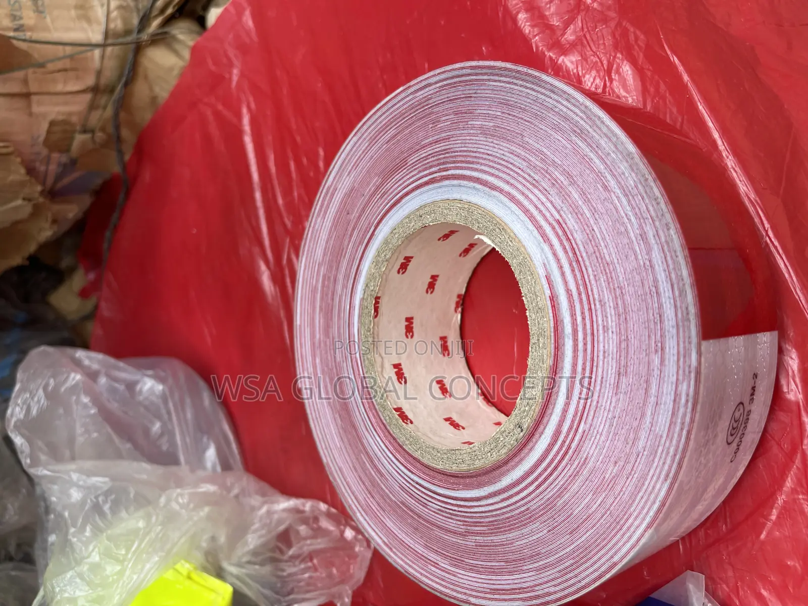 50 Meters 3m Red/White Reflective Tape
