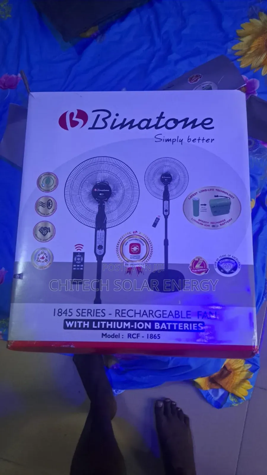 Binatone Rechargeable Fans