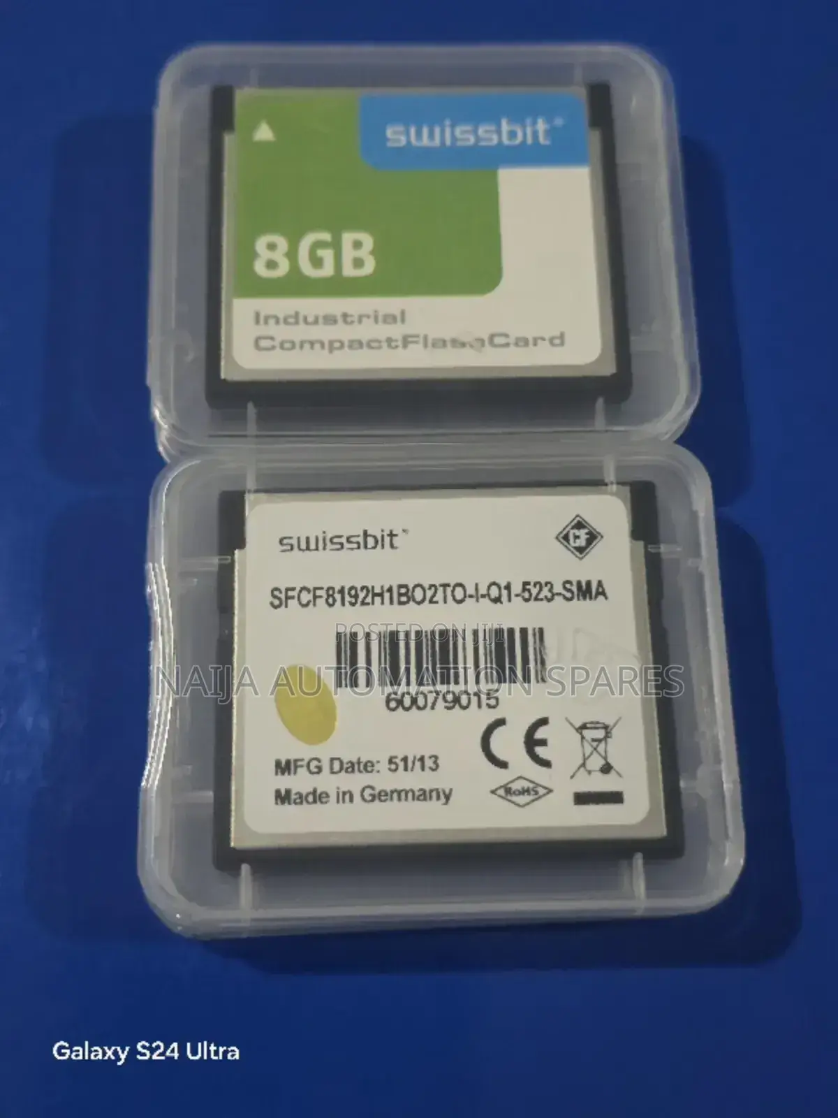 Swissbit 8gb Cf Card Sfcf8192h1bo2to-I-Q1-523-Sma