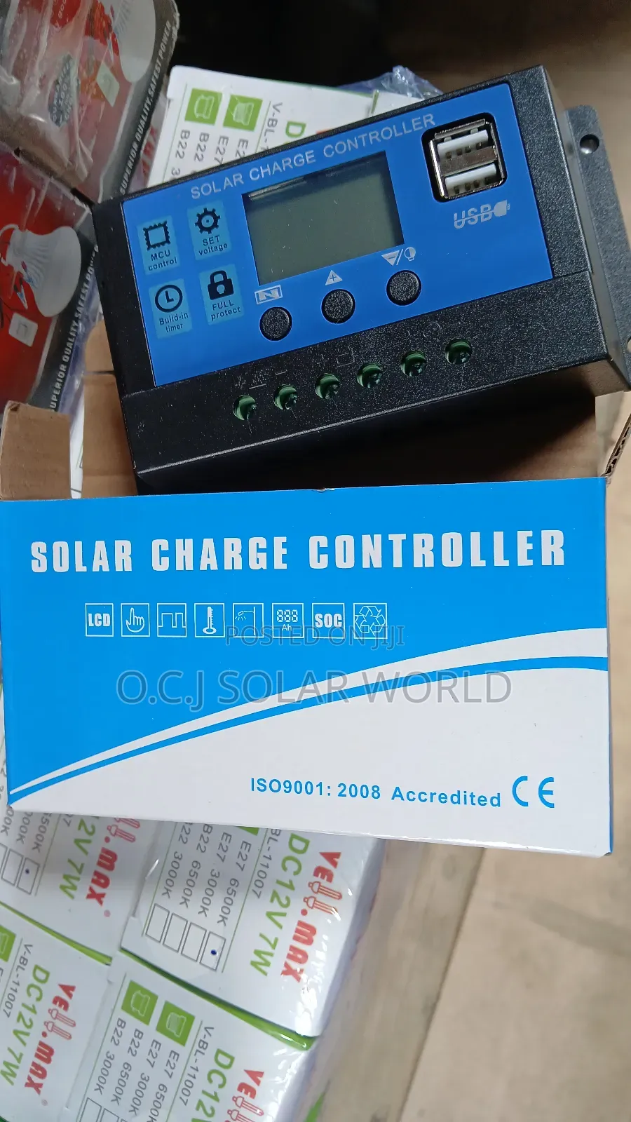 30AH PWM Charge Control 12 .24voilts