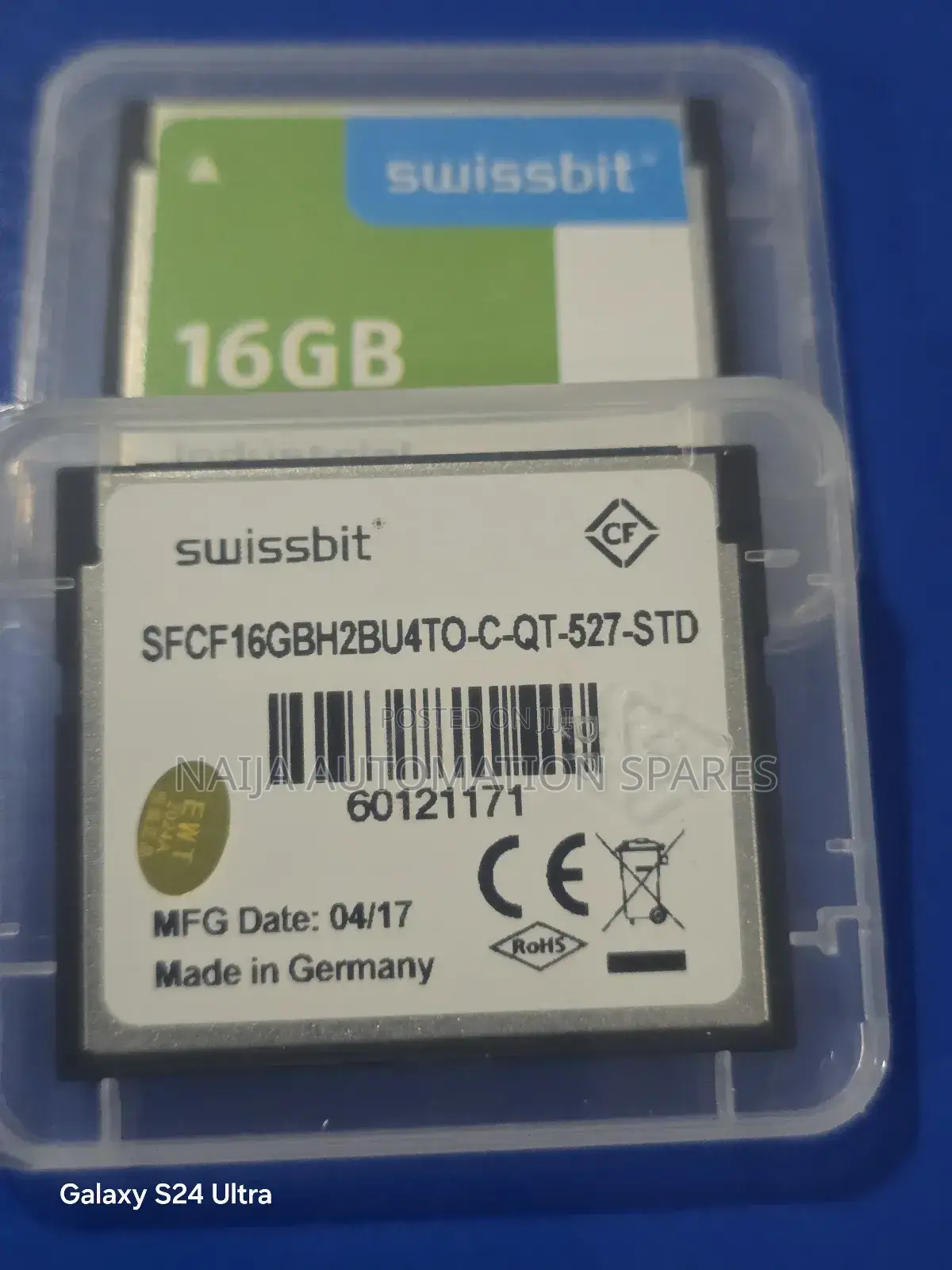 Swissbit 16gb Cf Card | Sfcf16gbh2bu4to-C-Qt-527-STD