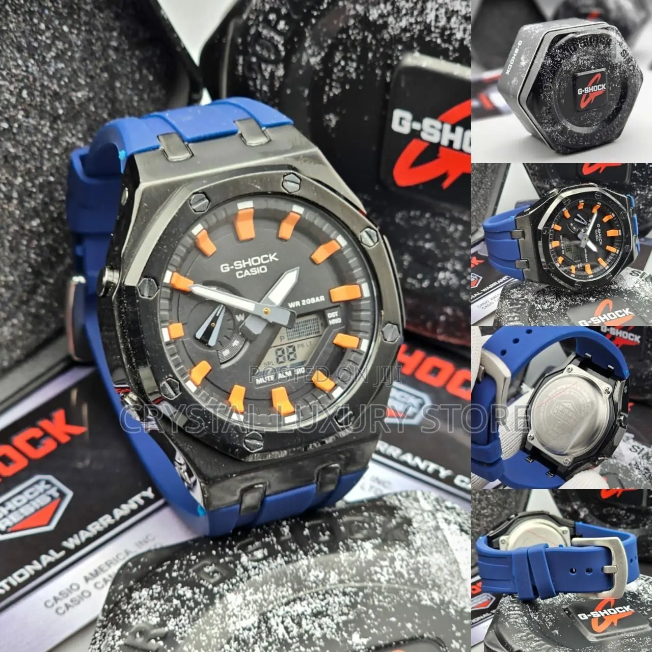 G-Shock Casio Quality Luxury Men Rubber Strap Wristwatch
