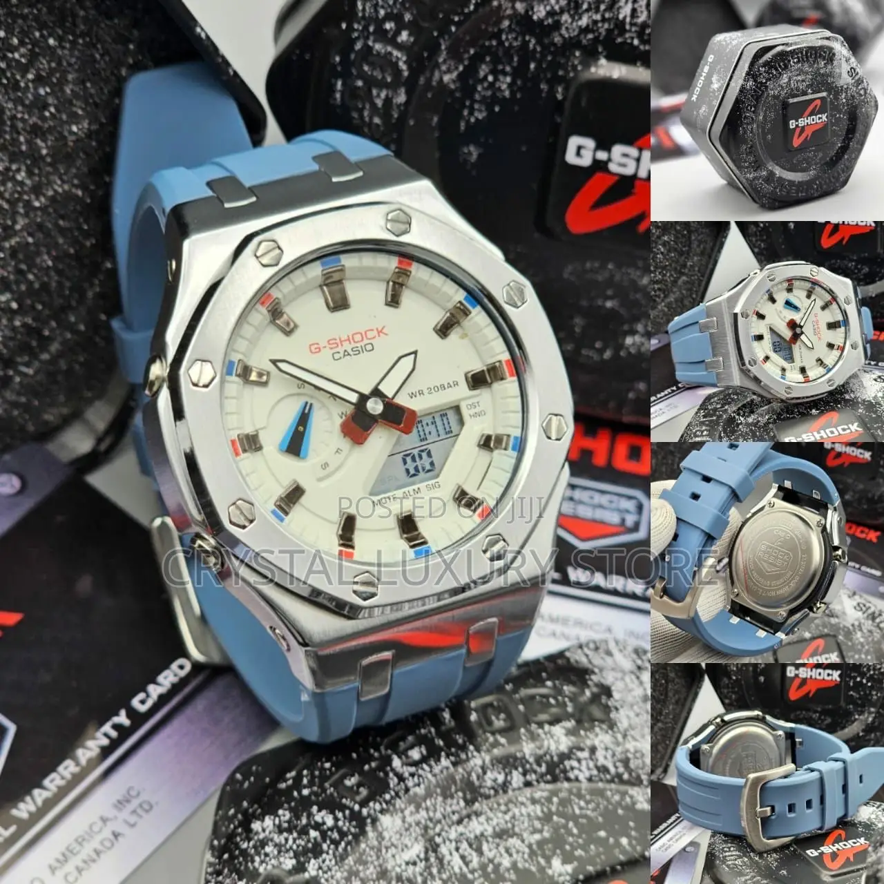 G-Shock Casio Quality Luxury Men Rubber Strap Wristwatch