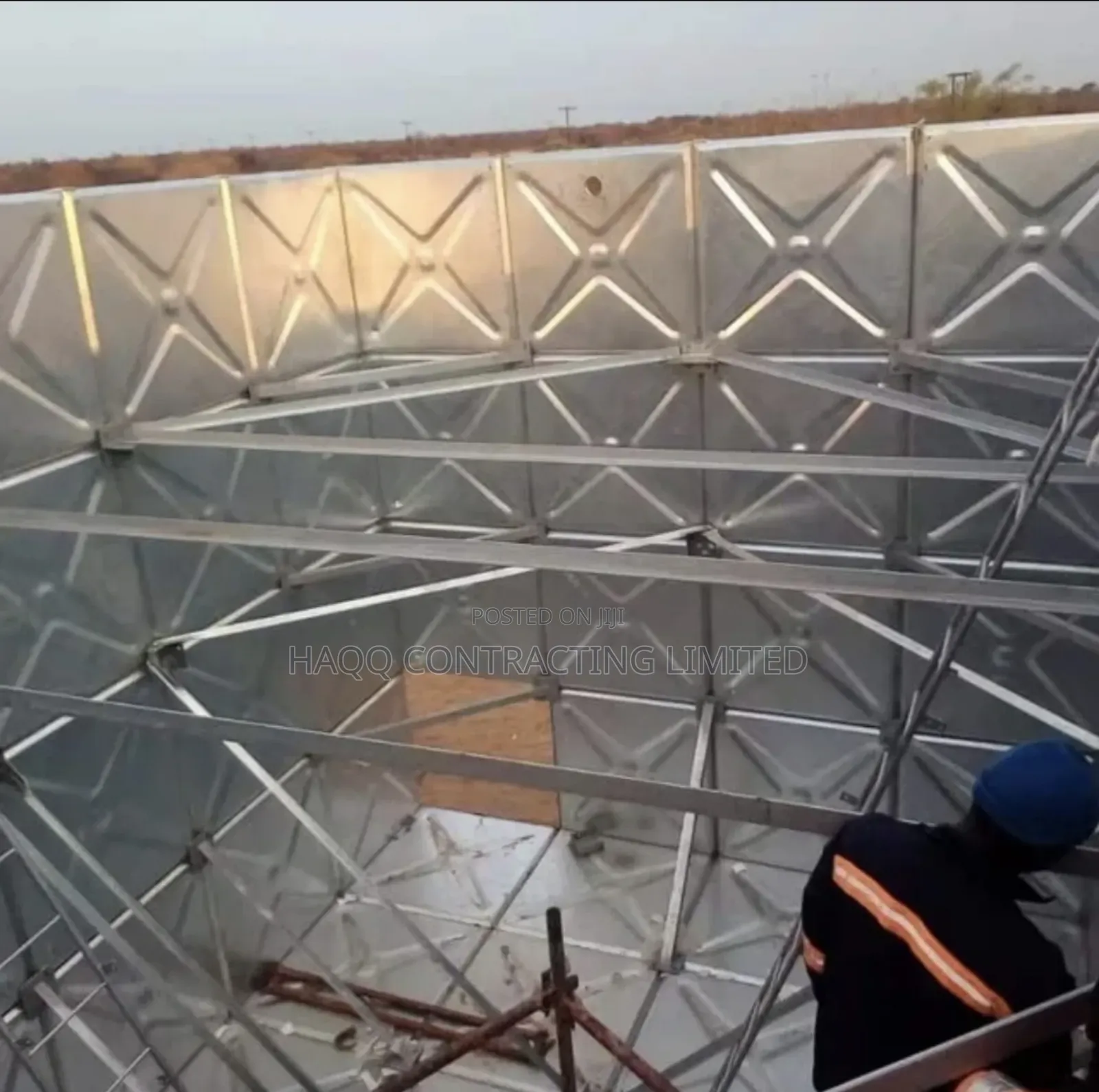 Hot Deep Galvanized, Braithwaite Pressed Steel Water Tank