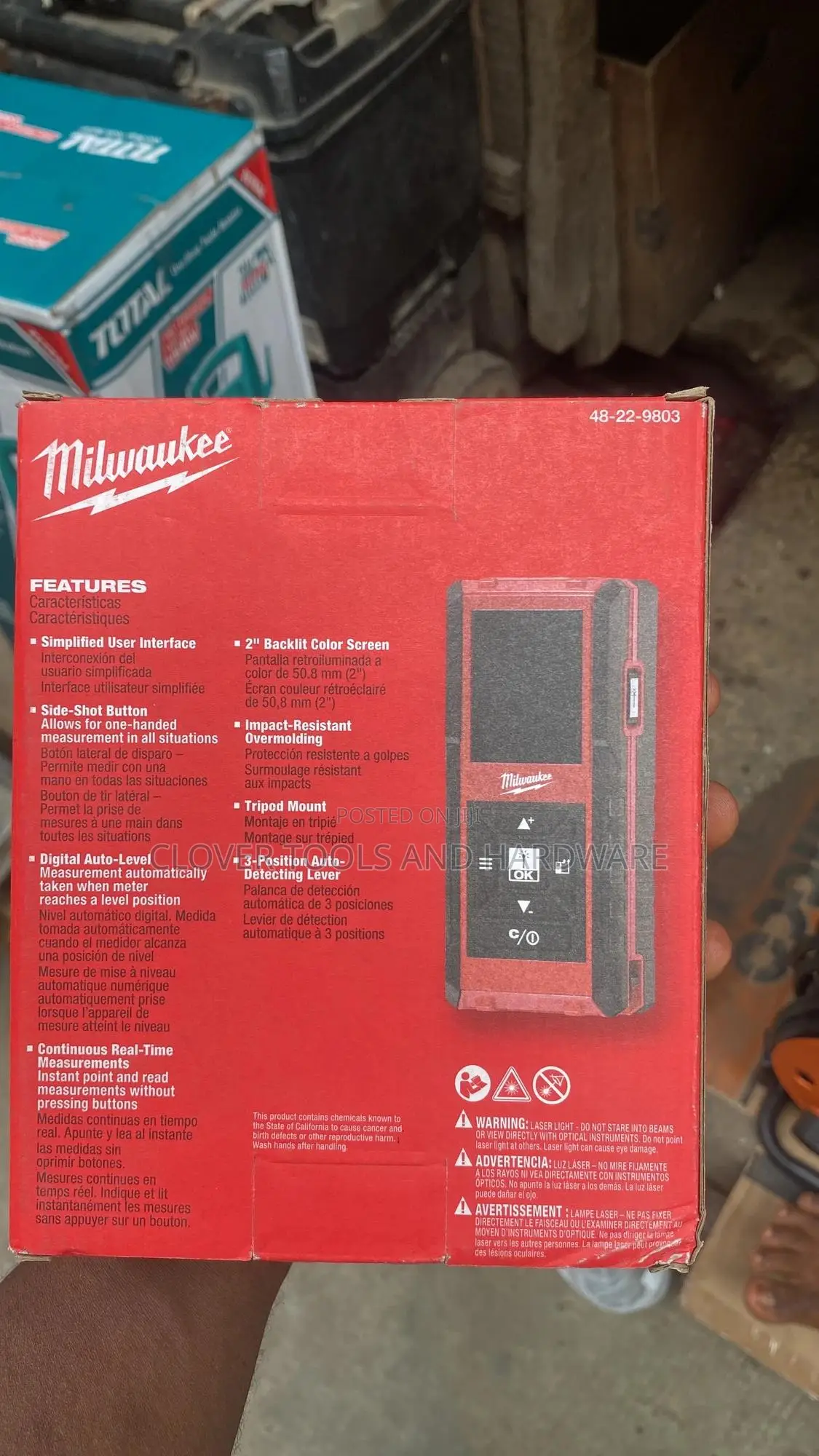 Milwaukee Laser Distance Meter 100m