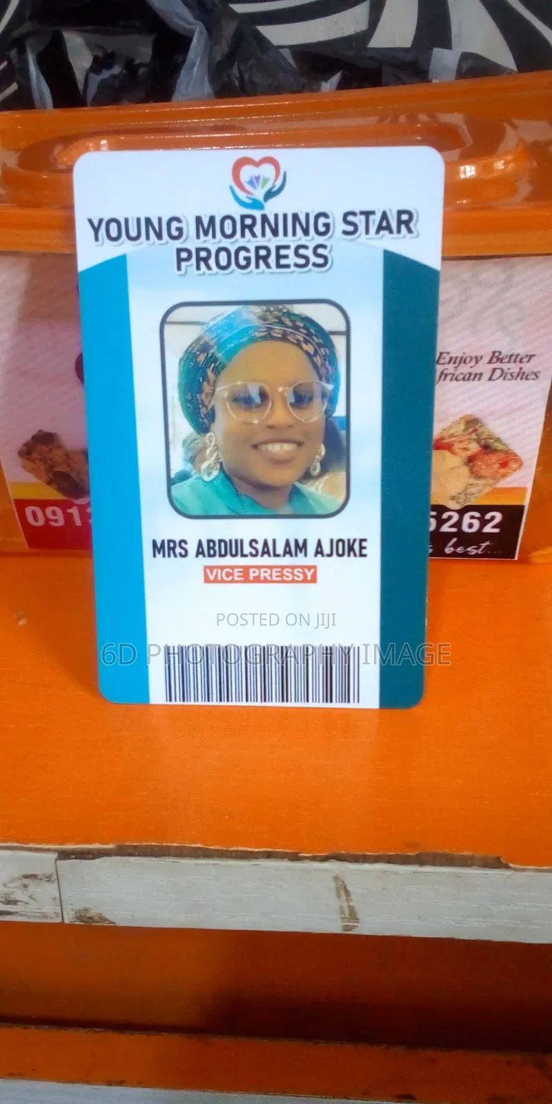Plastic Id Card With Printing and Rope and Casing