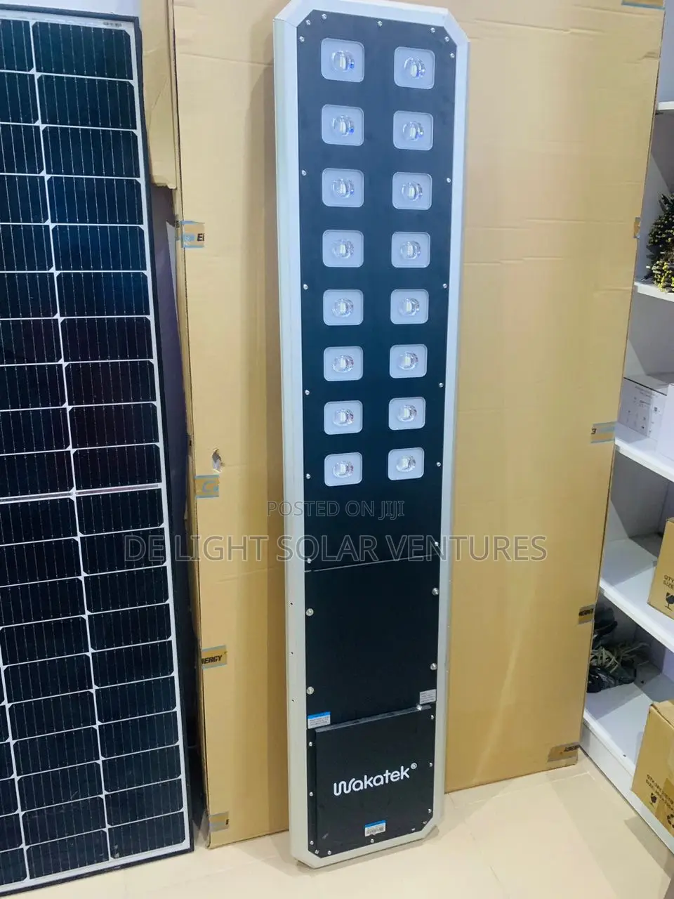 160watts Wakatek Solar Street Light 16 Eyes Available Now