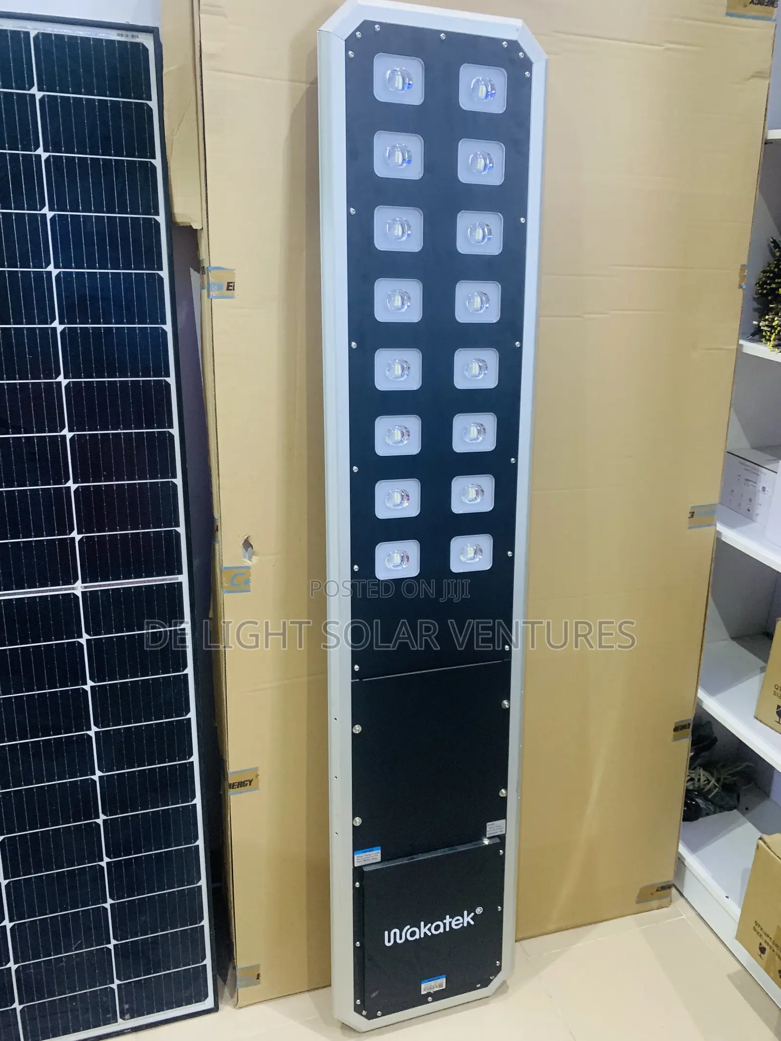 160watts Wakatek Solar Street Light 16 Eyes Available Now