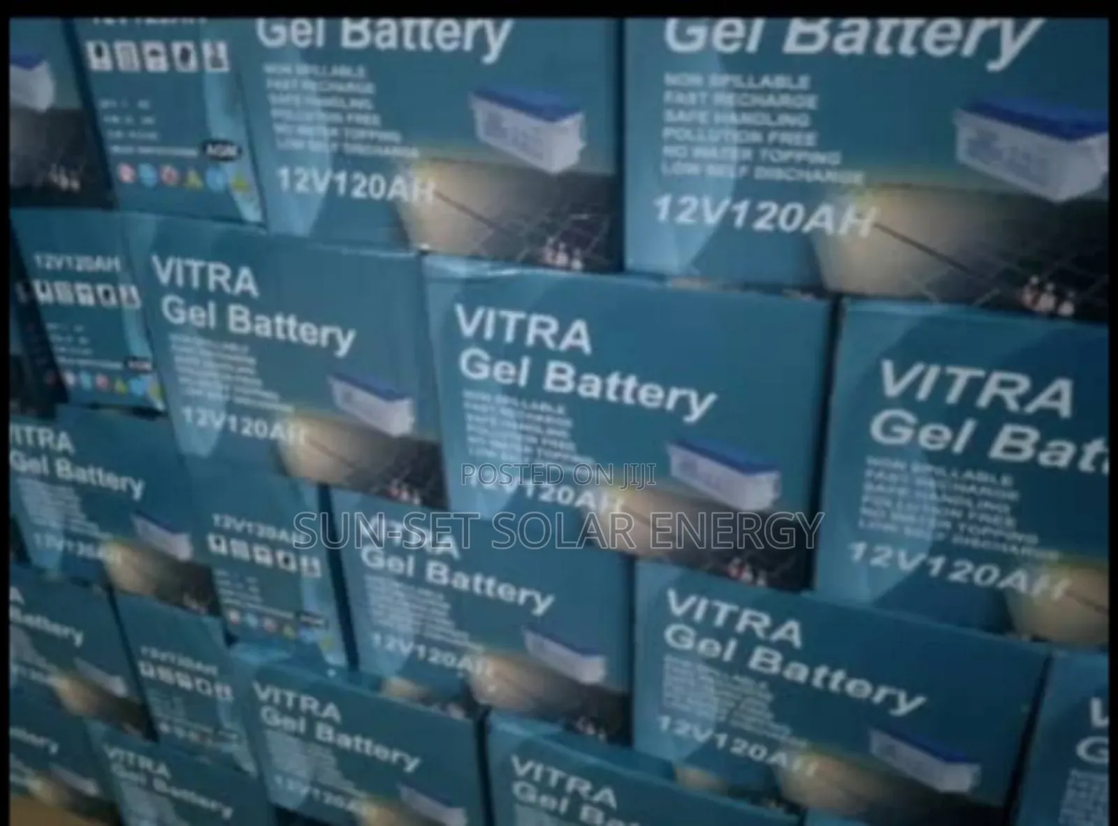 Vitra Gel Battery 120ah 12v