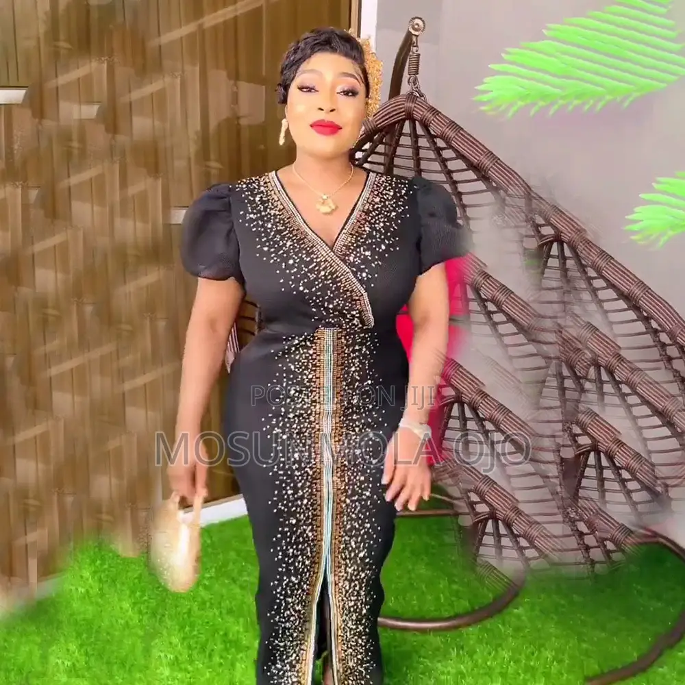 Sexy V Rhinestone Dress