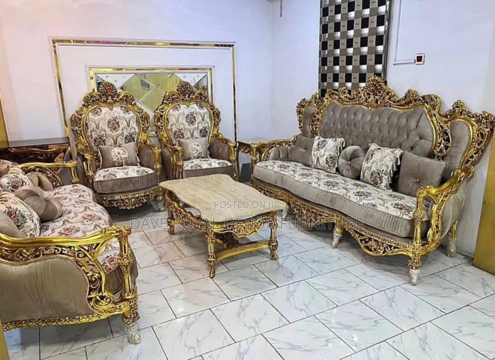 Quality Egyptian Royal Sofa Set.
