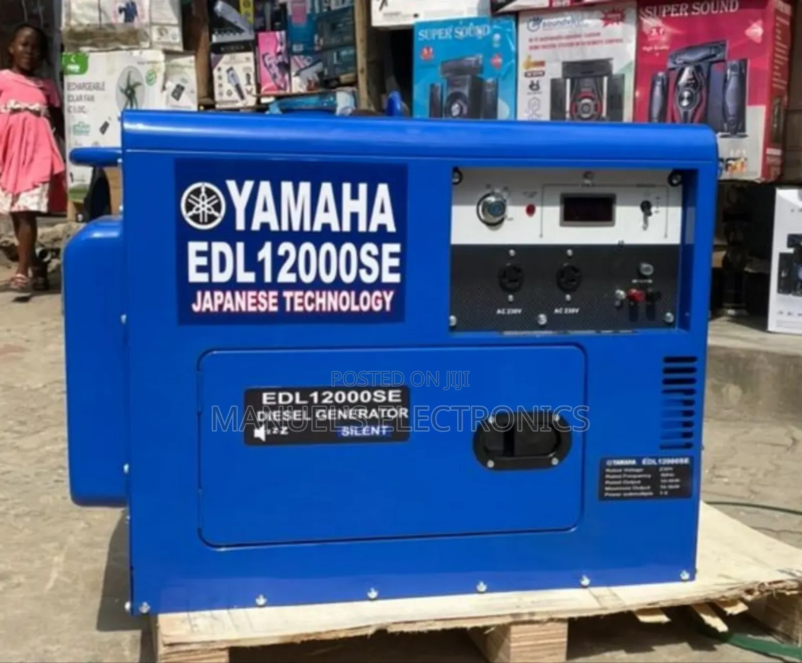 Edl12000se Yamaha 10kva DIESEL Soundproof Generator