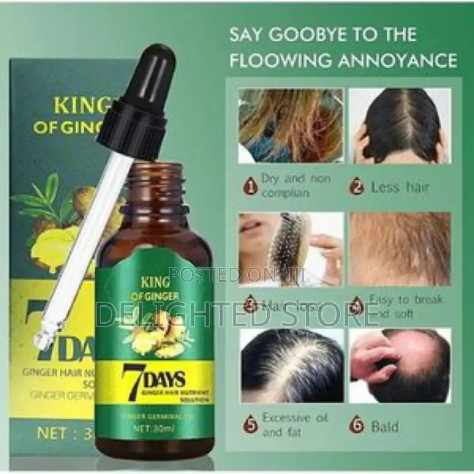7days Ginger Germinal Hair Growth Oil