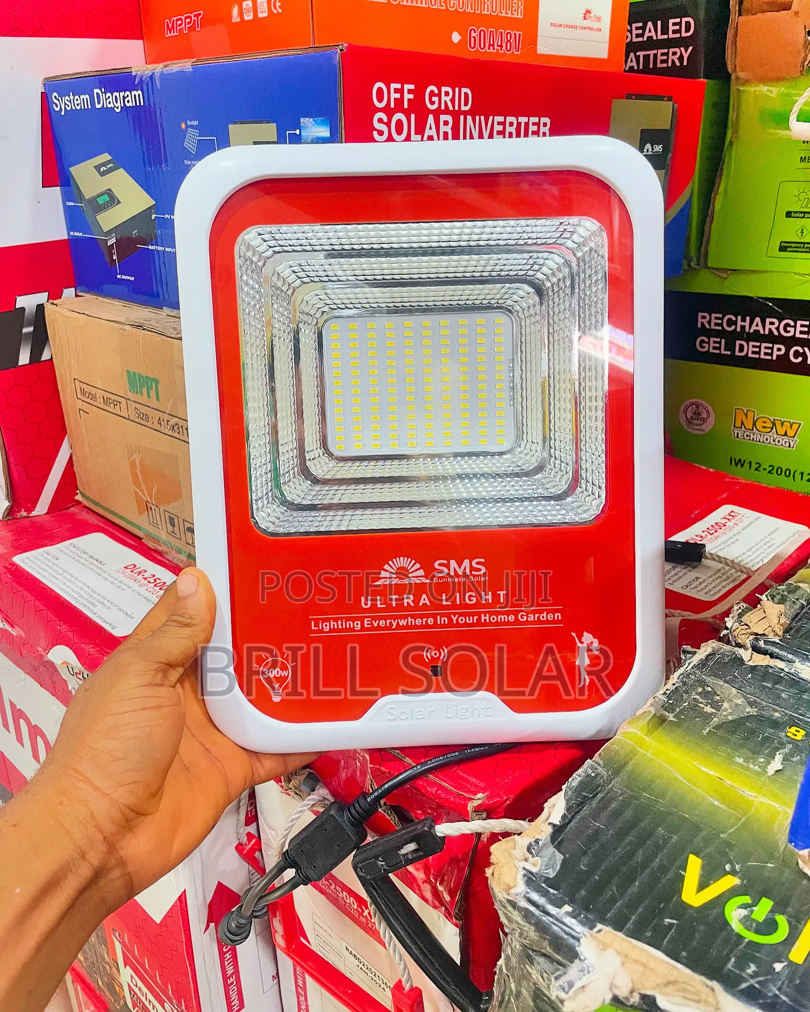 300w SMS Solar Flood Light - Ultra Light