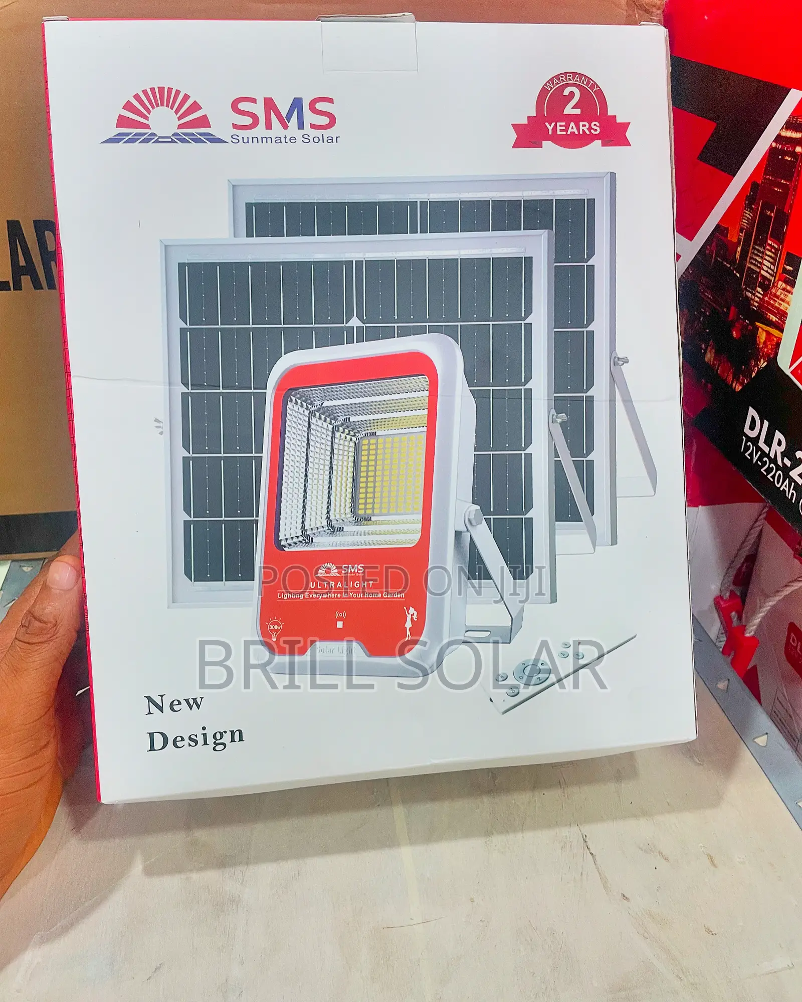 300w SMS Solar Flood Light - Ultra Light