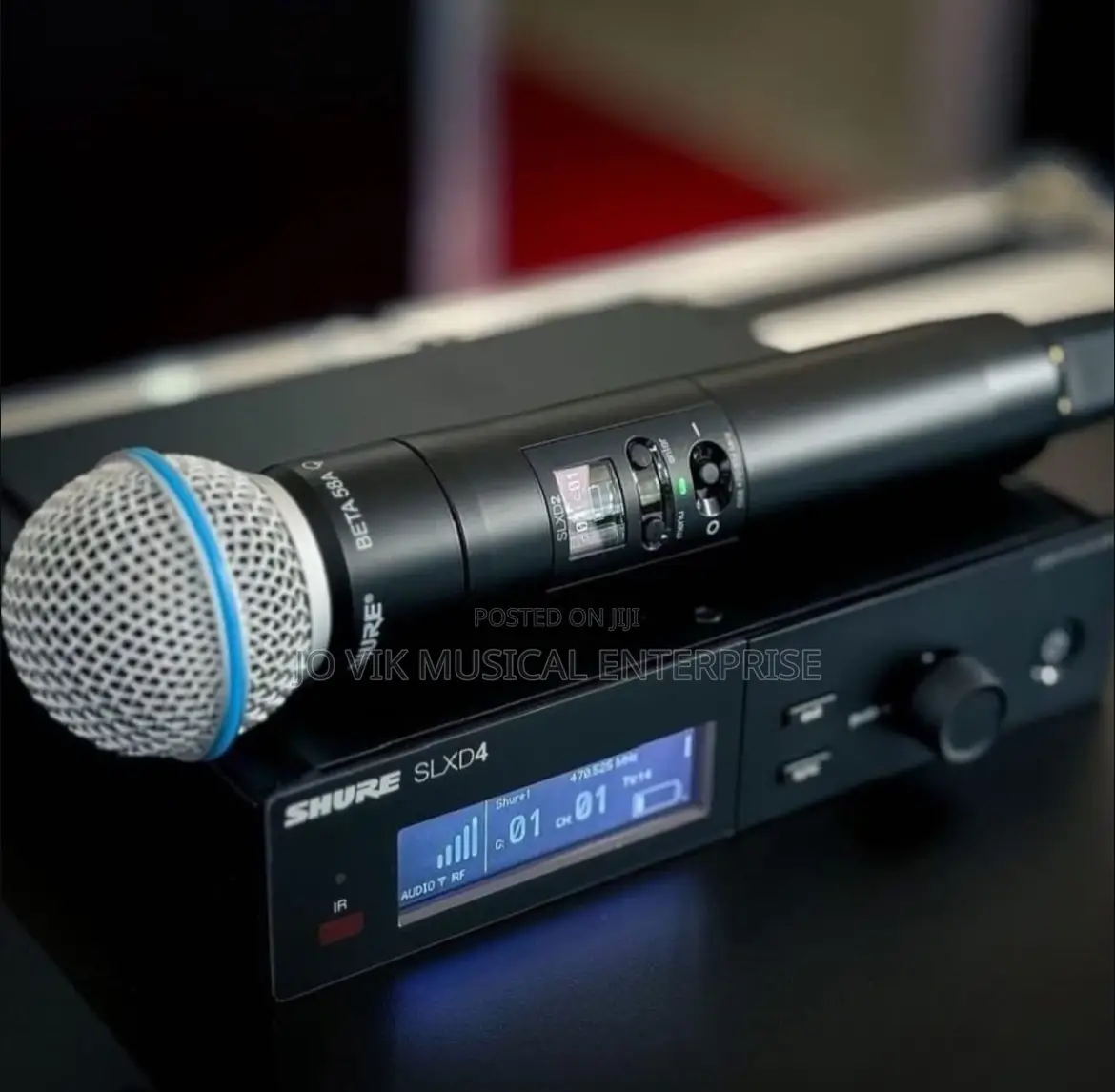 Professional Shure Slxd4 Single Microphone