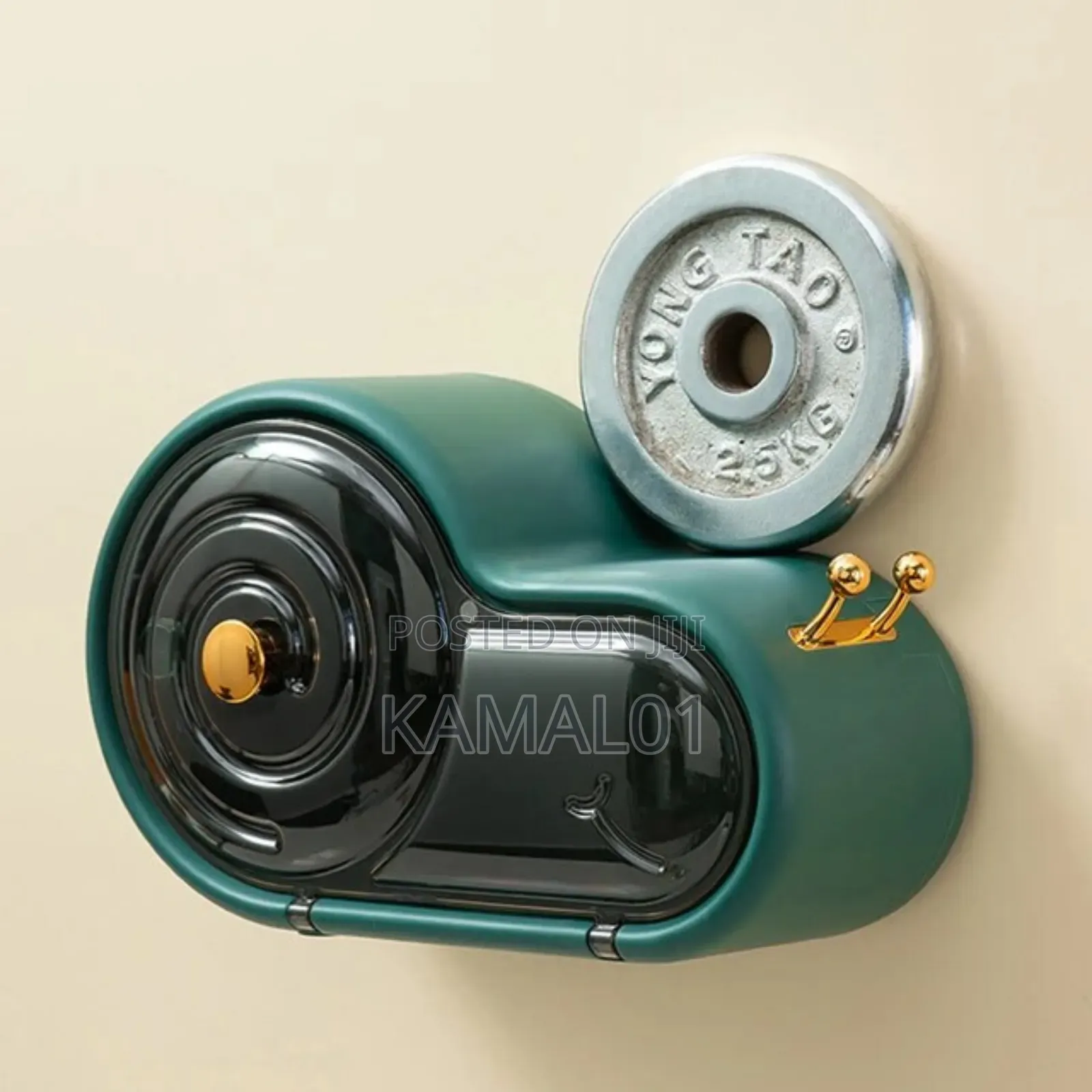 Wall-Mounted Tissue Holder for Bathroom Storage Box