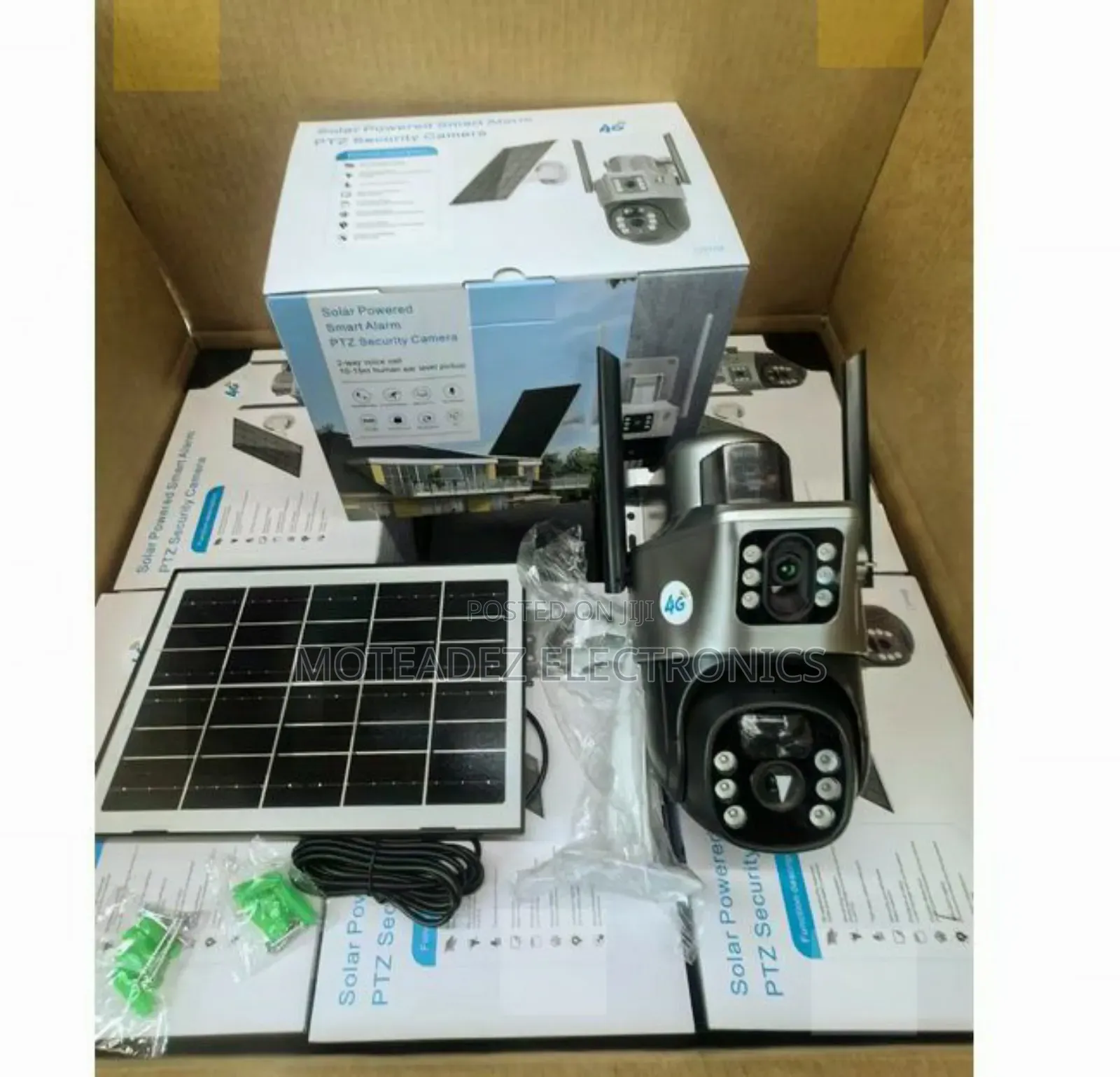Solar Powered 360° 4g Dual Lens Outdoor CCTV Security Camera