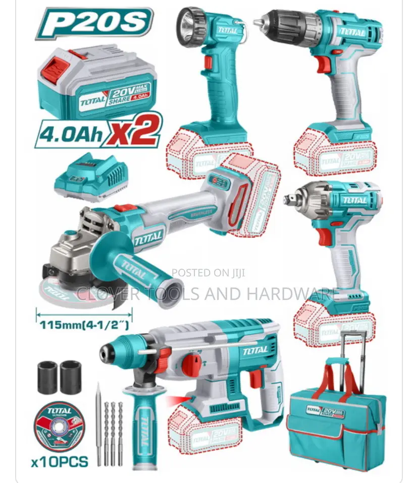 5pcs Lithium Ion Combo Kit