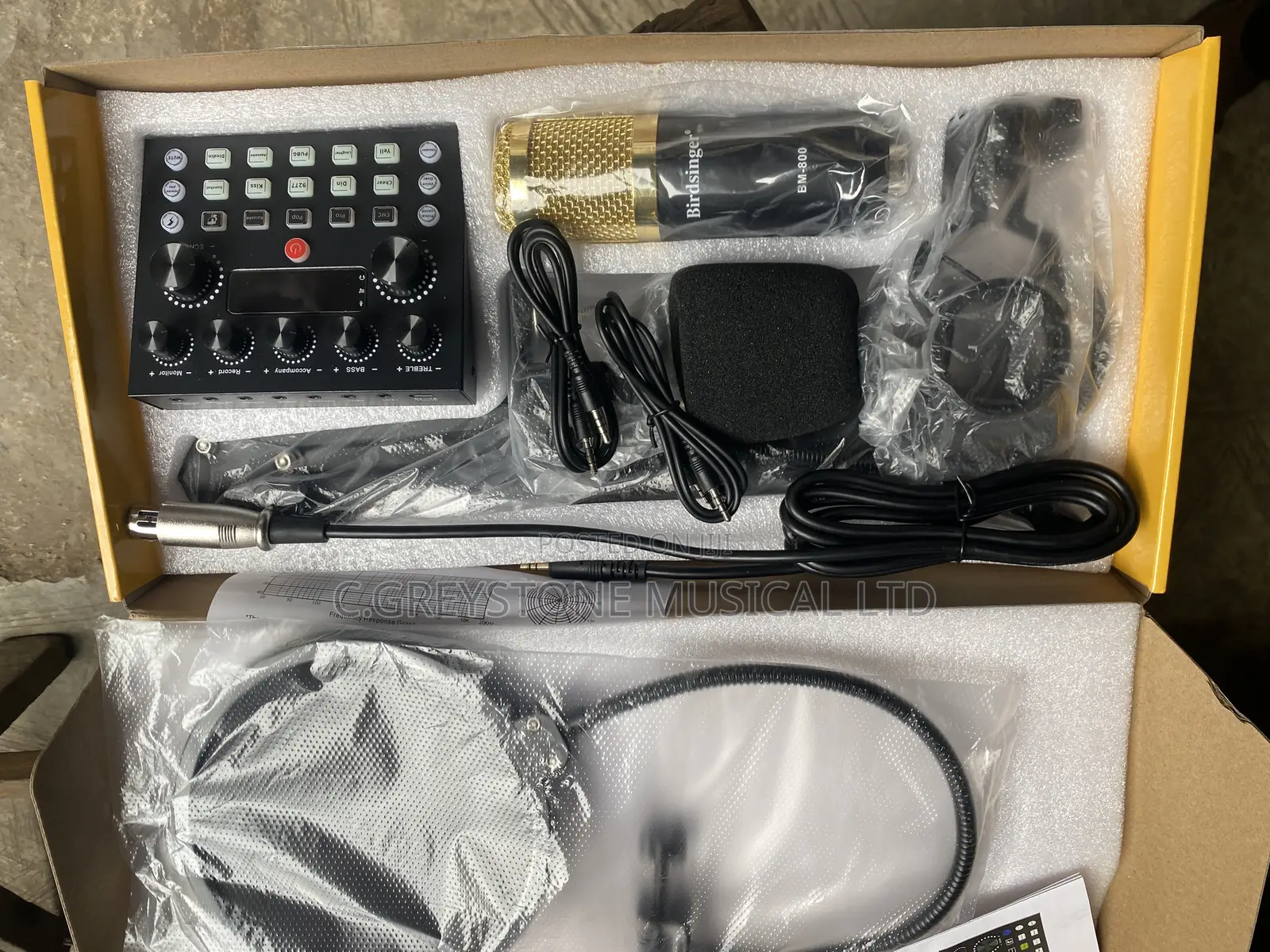 Bm800 Birdsinger With V9sound Card