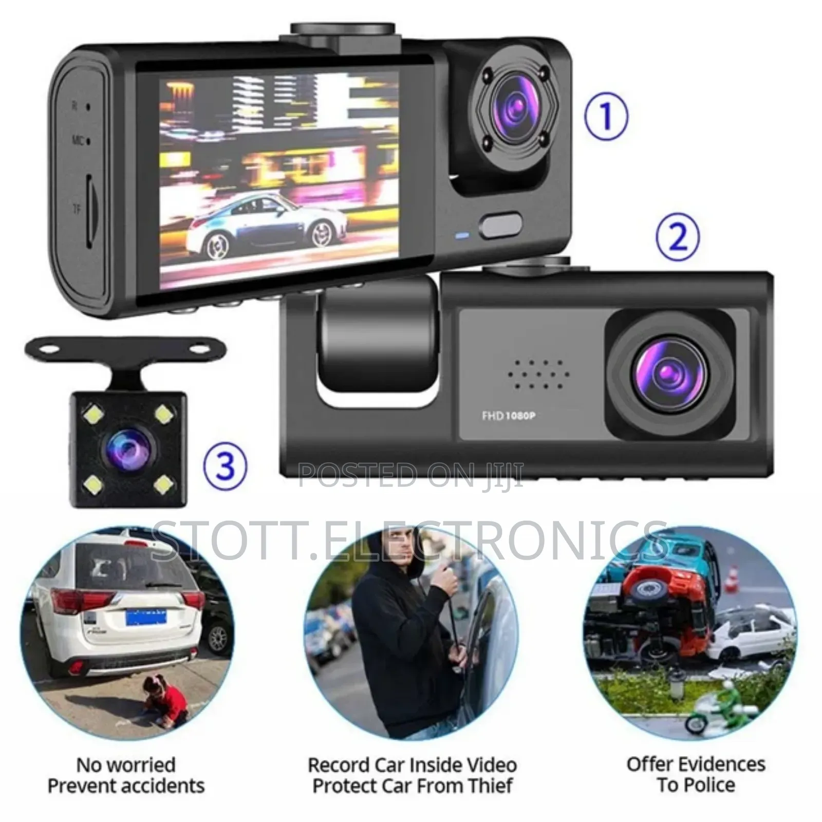 Dash Cam 1080P Car Video Recorder Camera Black Box