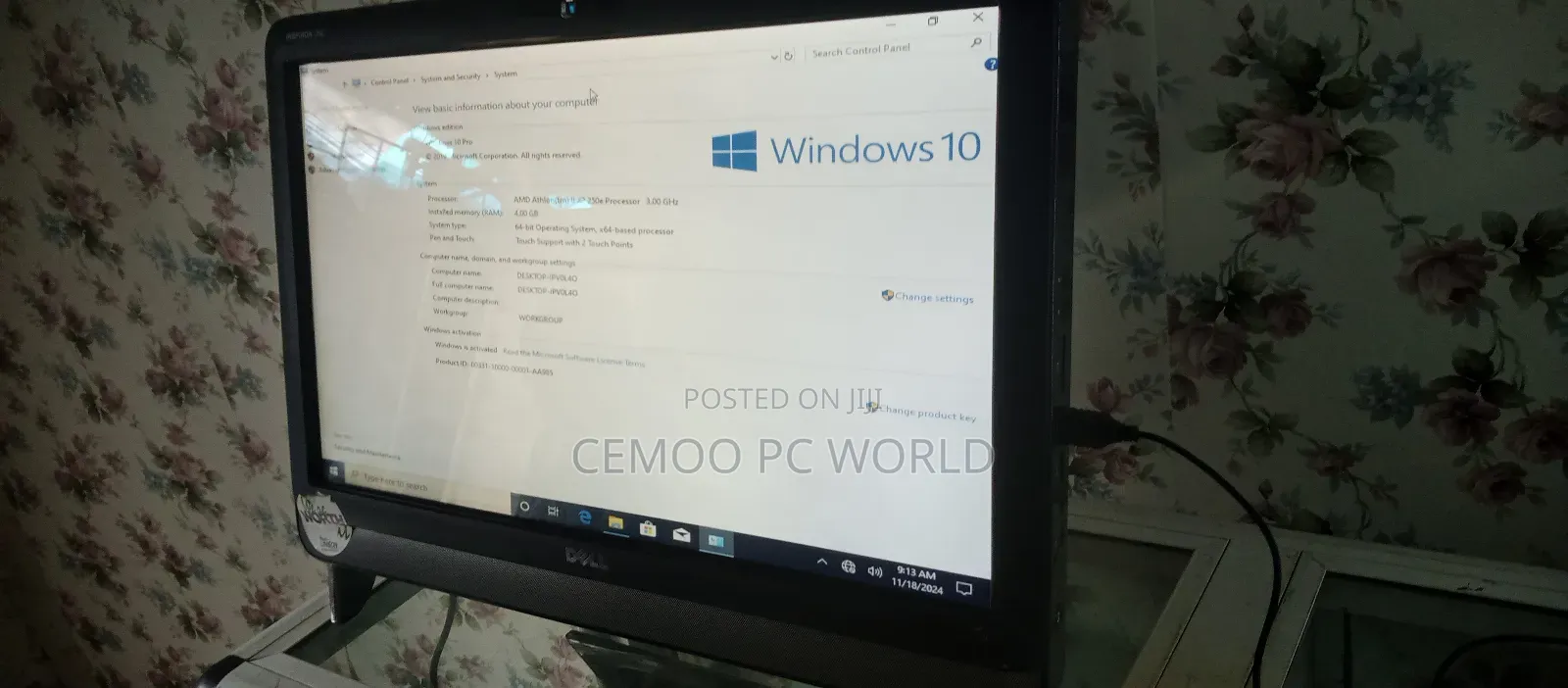 Desktop Computer Dell Inspiron One 2205 4GB AMD HDD 500GB