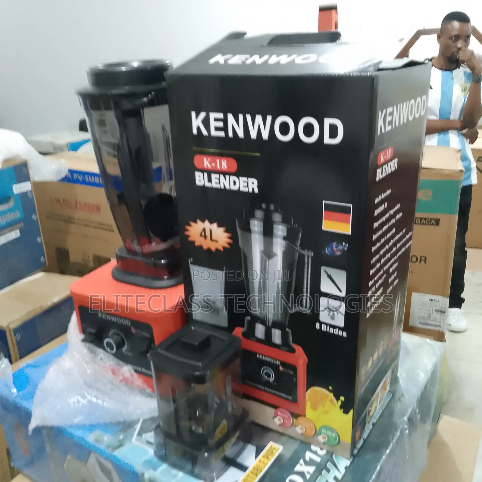 Mix, Mingle, Blendkenwood 4L 9000W Blender With Double Cup