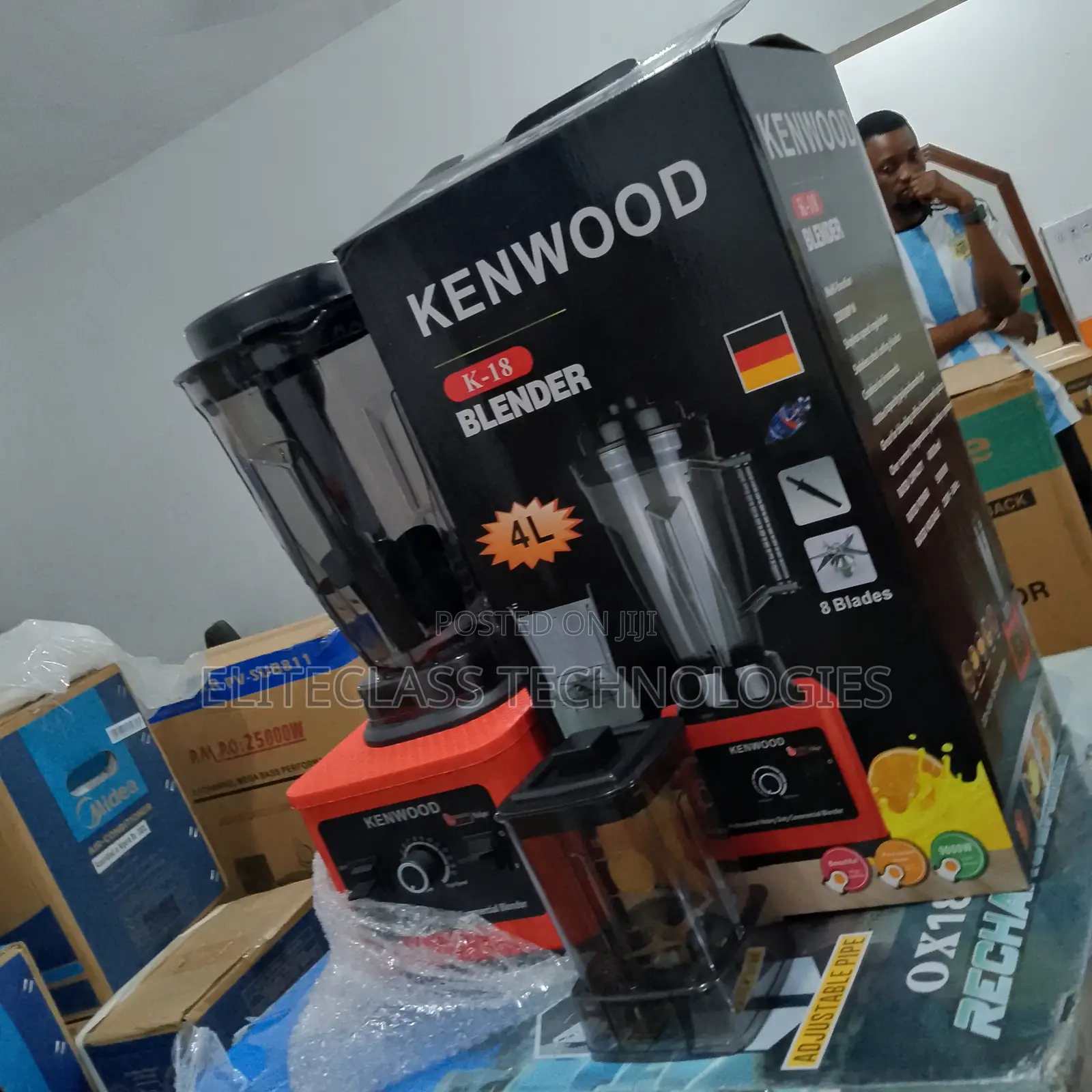 Mix, Mingle, Blendkenwood 4L 9000W Blender With Double Cup