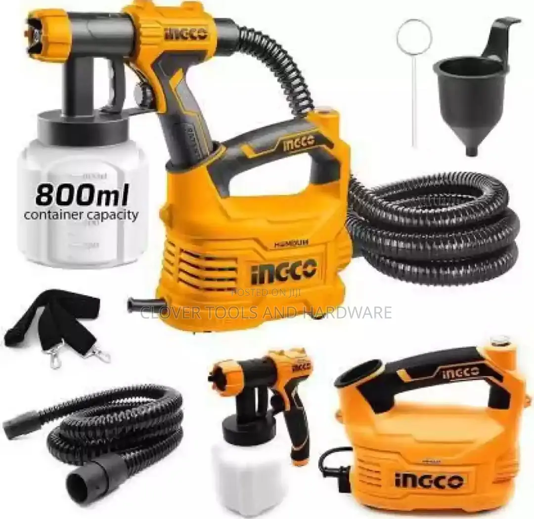 Electric HVLP Paint Sprayer Gun 550W INGCO Portable Machine