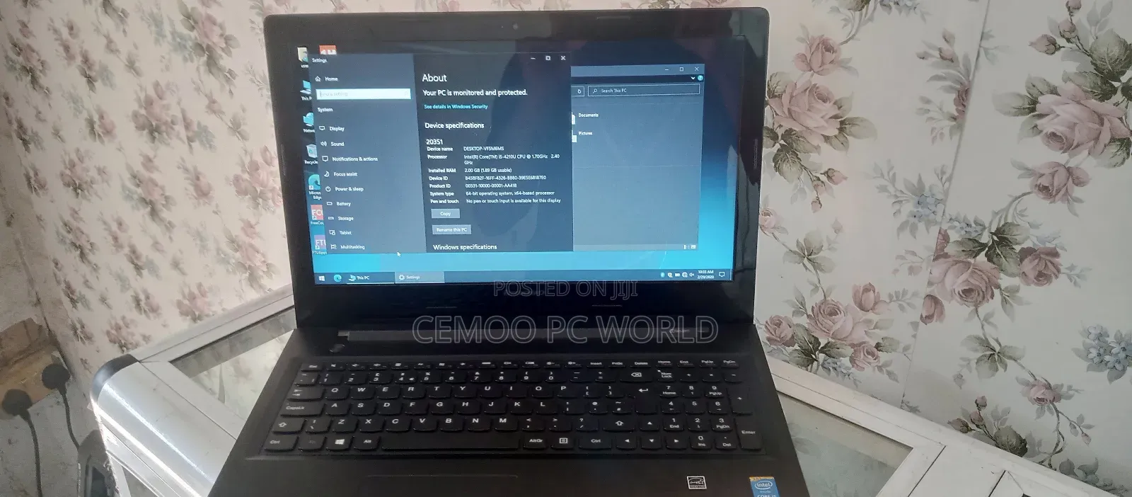Laptop Lenovo G550 4GB Intel Core I5 HDD 500GB