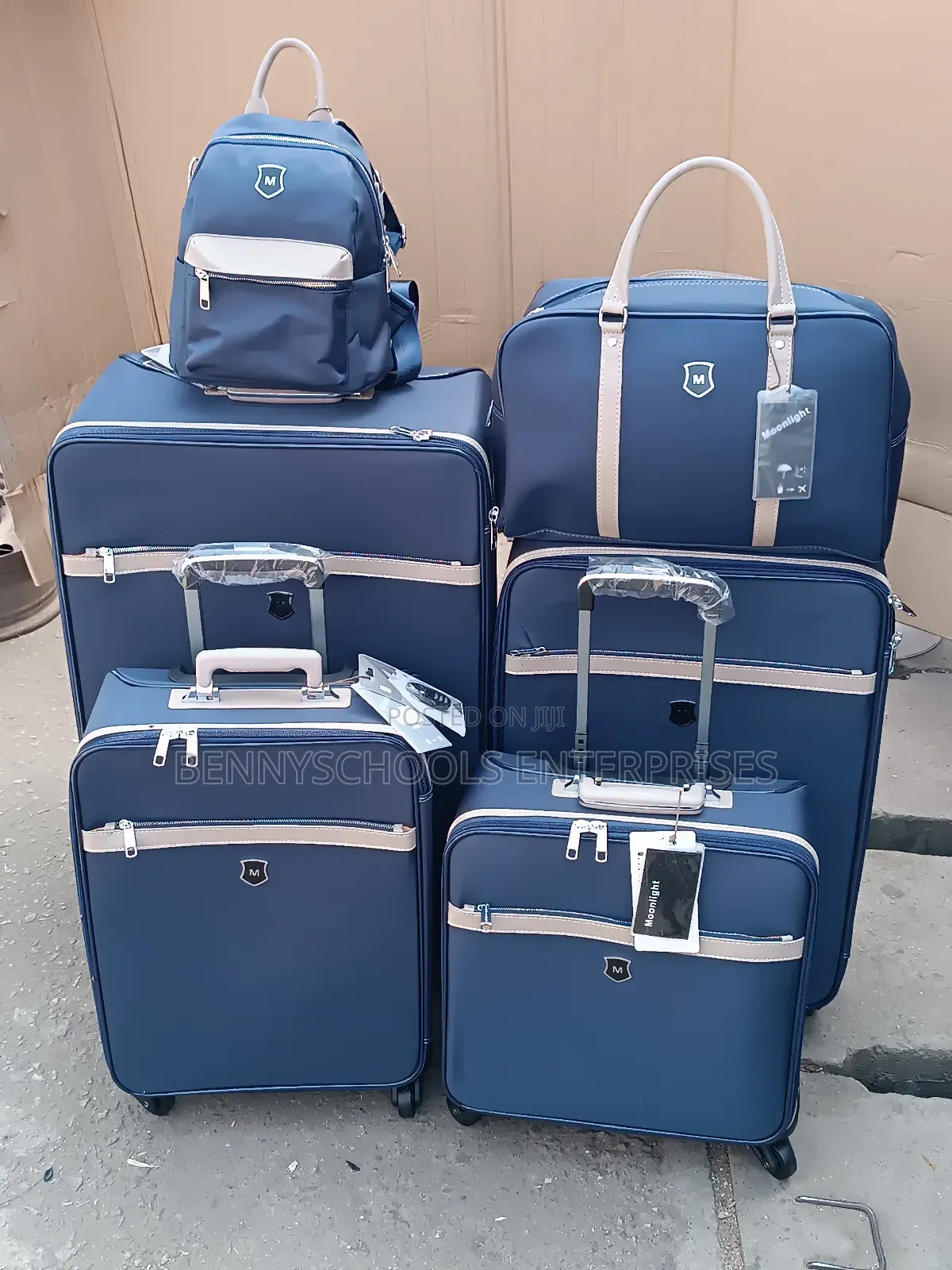 Set of 6 in 1 Moonlight Executive Travelling Luggage Boxes