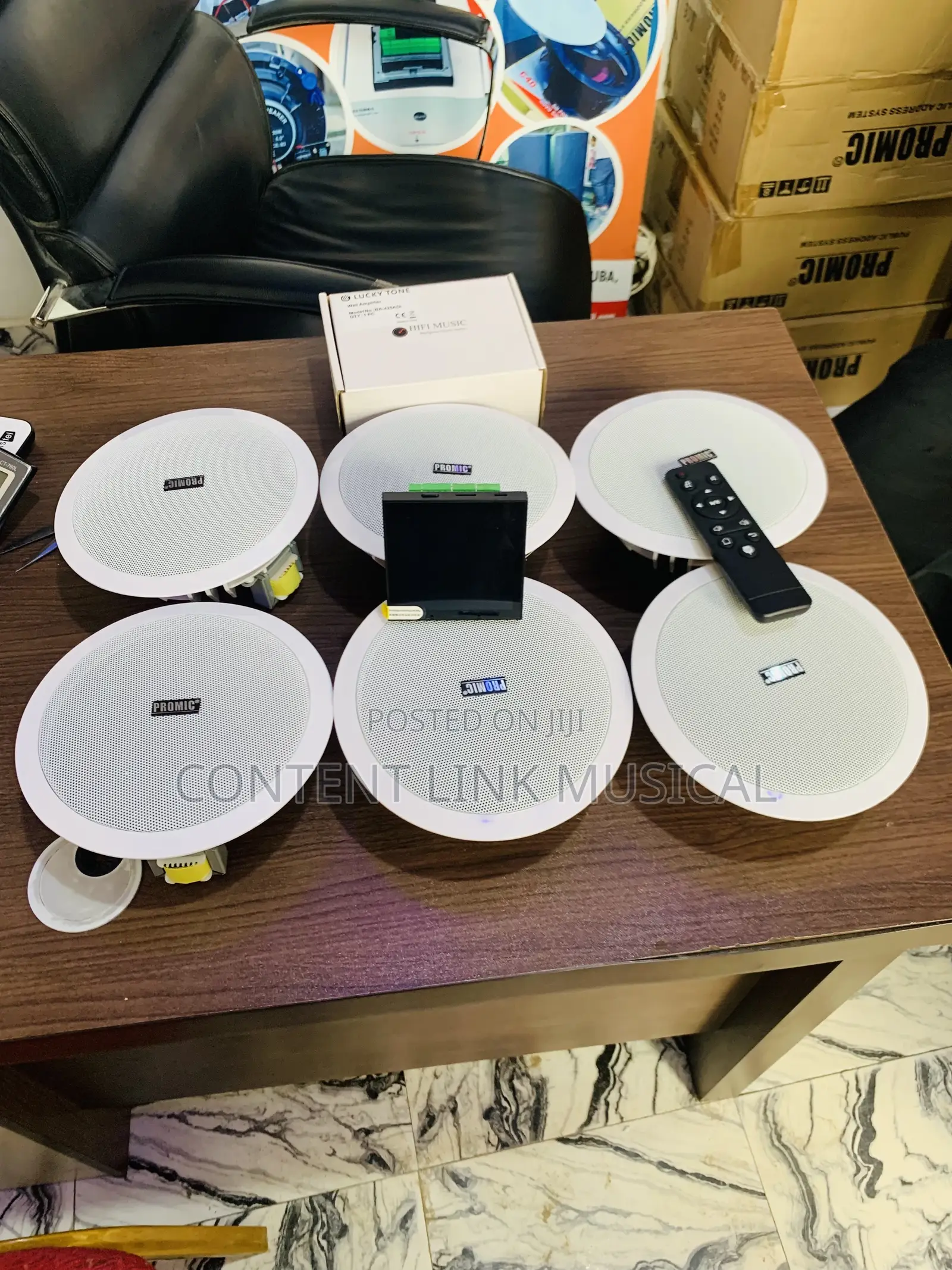 4inches Inwall Internet Amplifier/6in1ceiling Speakers