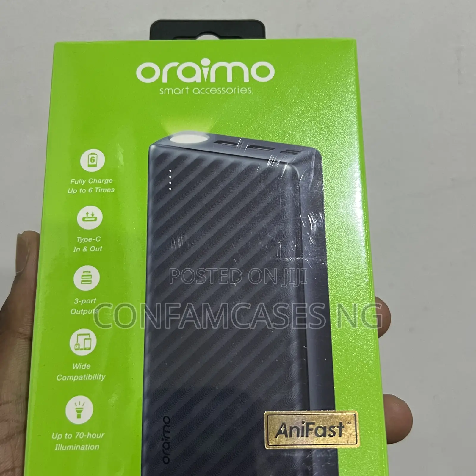 Oraimo 30000mah 15w Powerbox 300 Lit