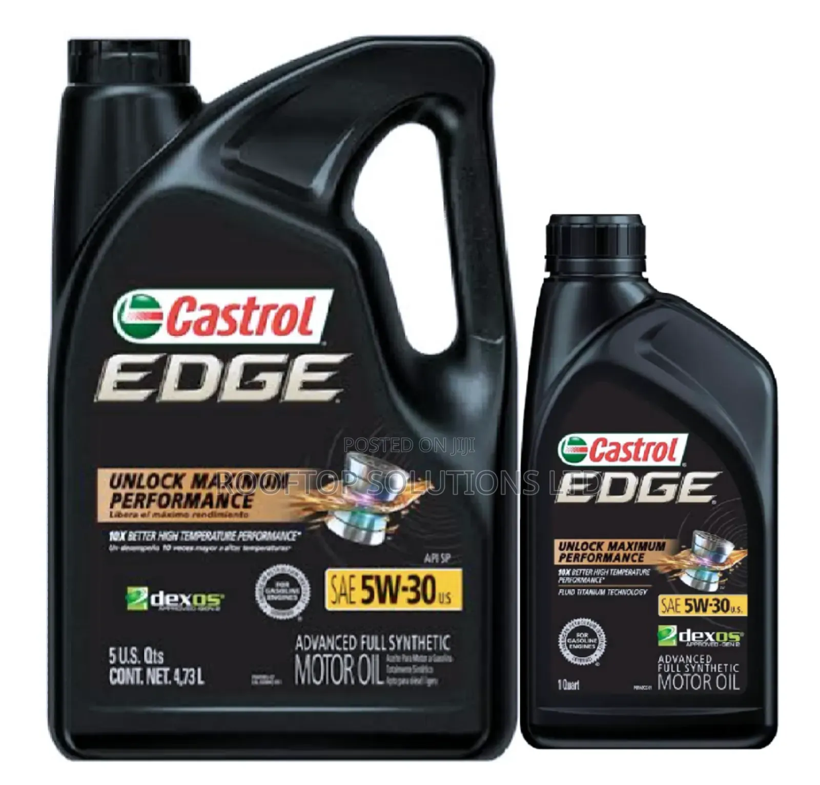 5w-30 Castrol Edge Titanium Technology Motor Oil 6ltrs