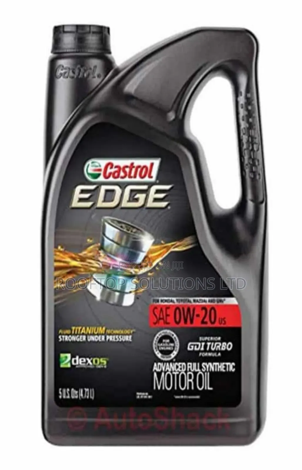 Castrol Edge Advanced Full Synthetic Motor Oil 0w-20, 5quart