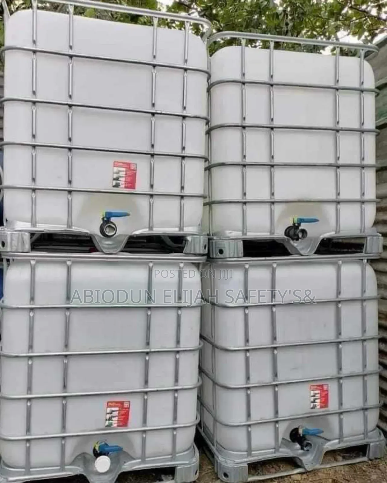 Calibrated Disuel Tank Transparent White Black 1000litres