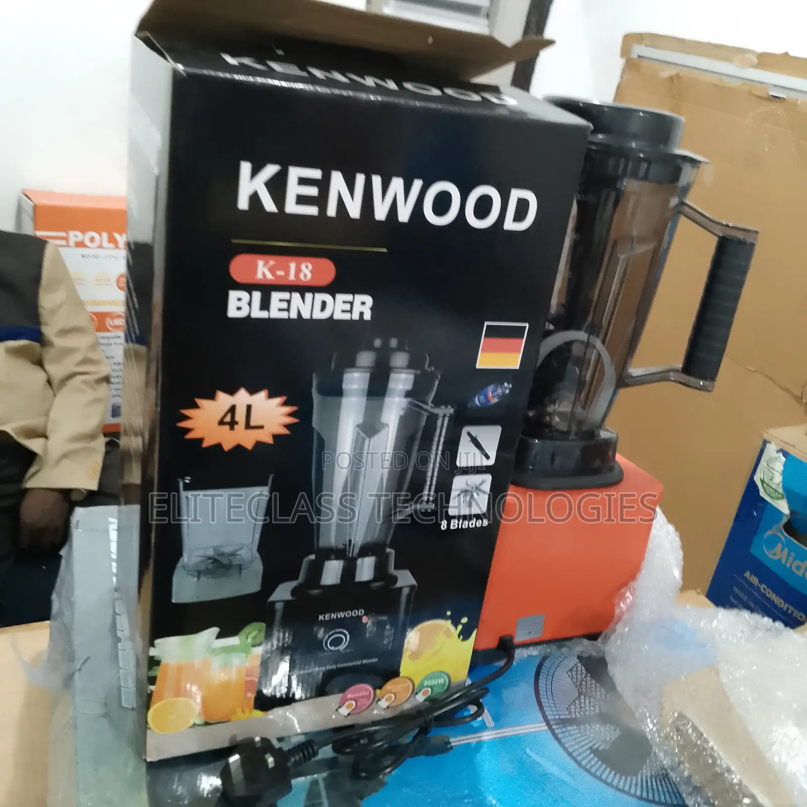 Savor the Flavor Kenwood 4L 9000W Blender With Double Cup