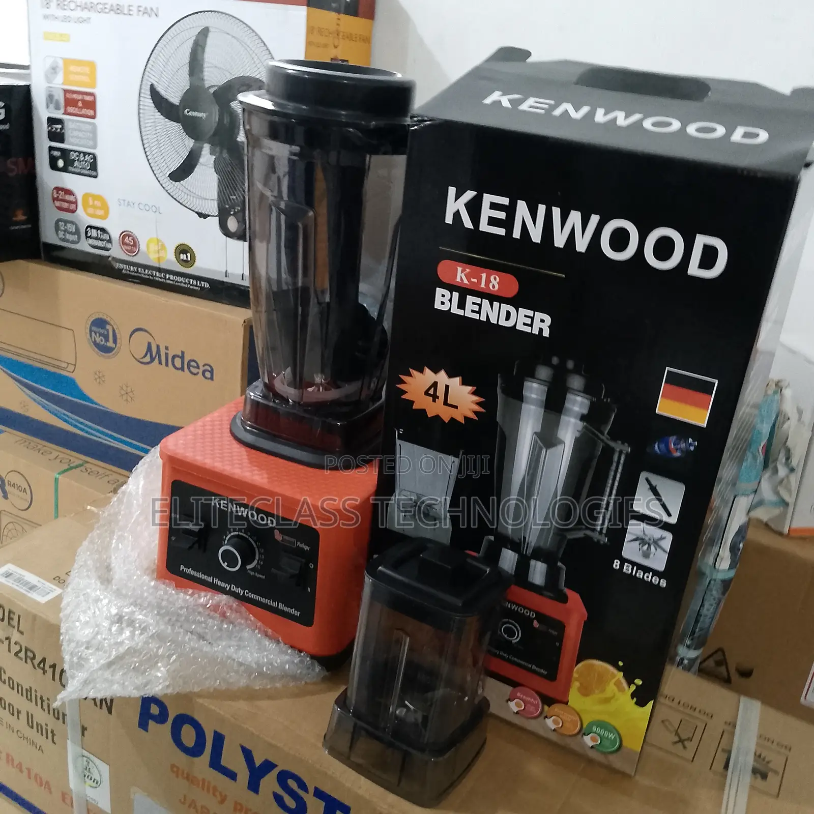 Pureefect Storm Kenwood 4L 9000W Blender With Double Cup