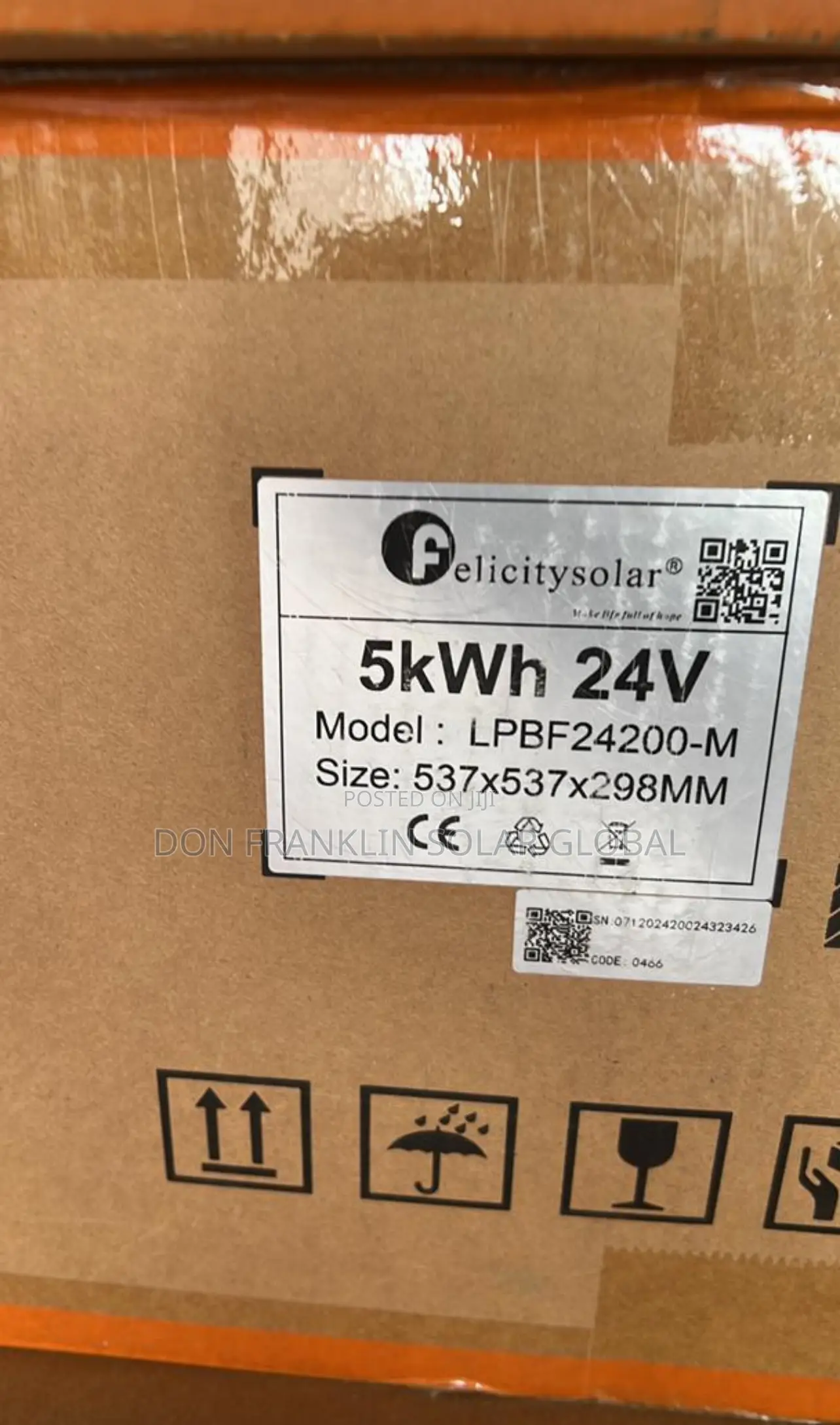 5kwh 24V Felicity Lithium Battery With 200ah