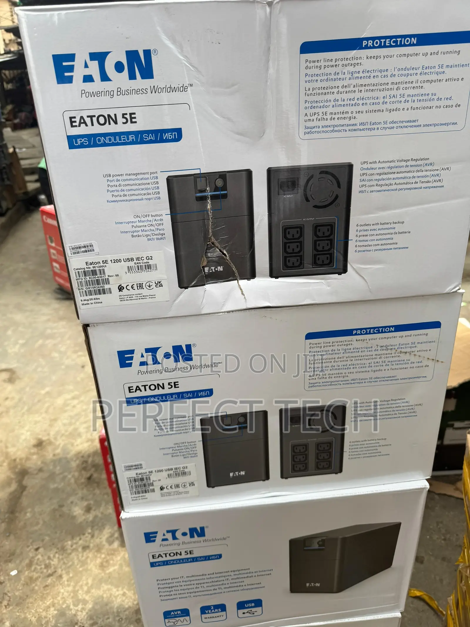 Eaton 5E Gen2 1200 USB Line-Interactive 1.2 Kva