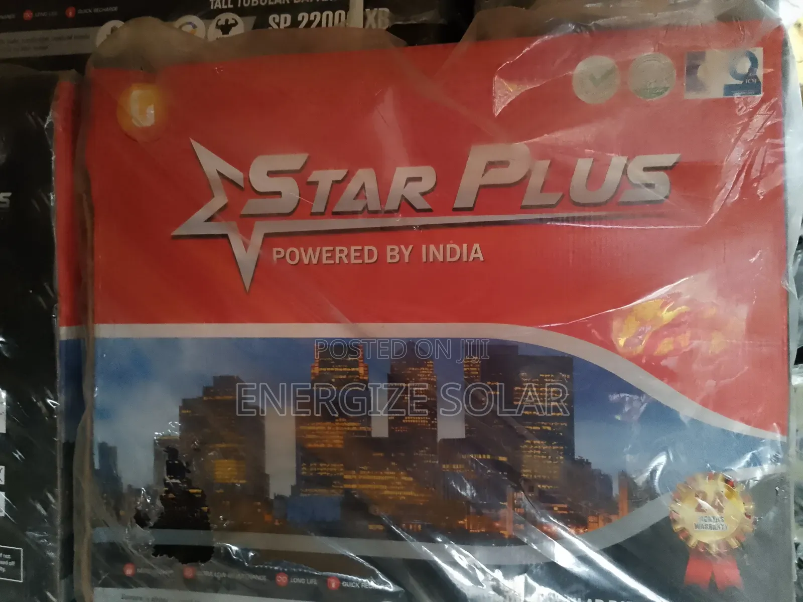 12v 220ah Star Plus Tubular Battery