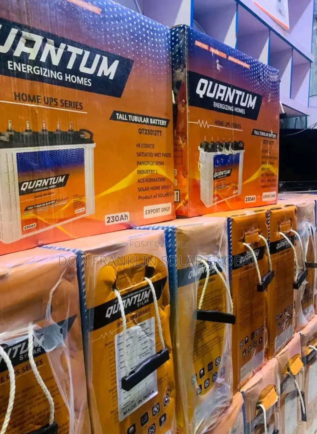 230ah Quantum Tubular Battery 12volts