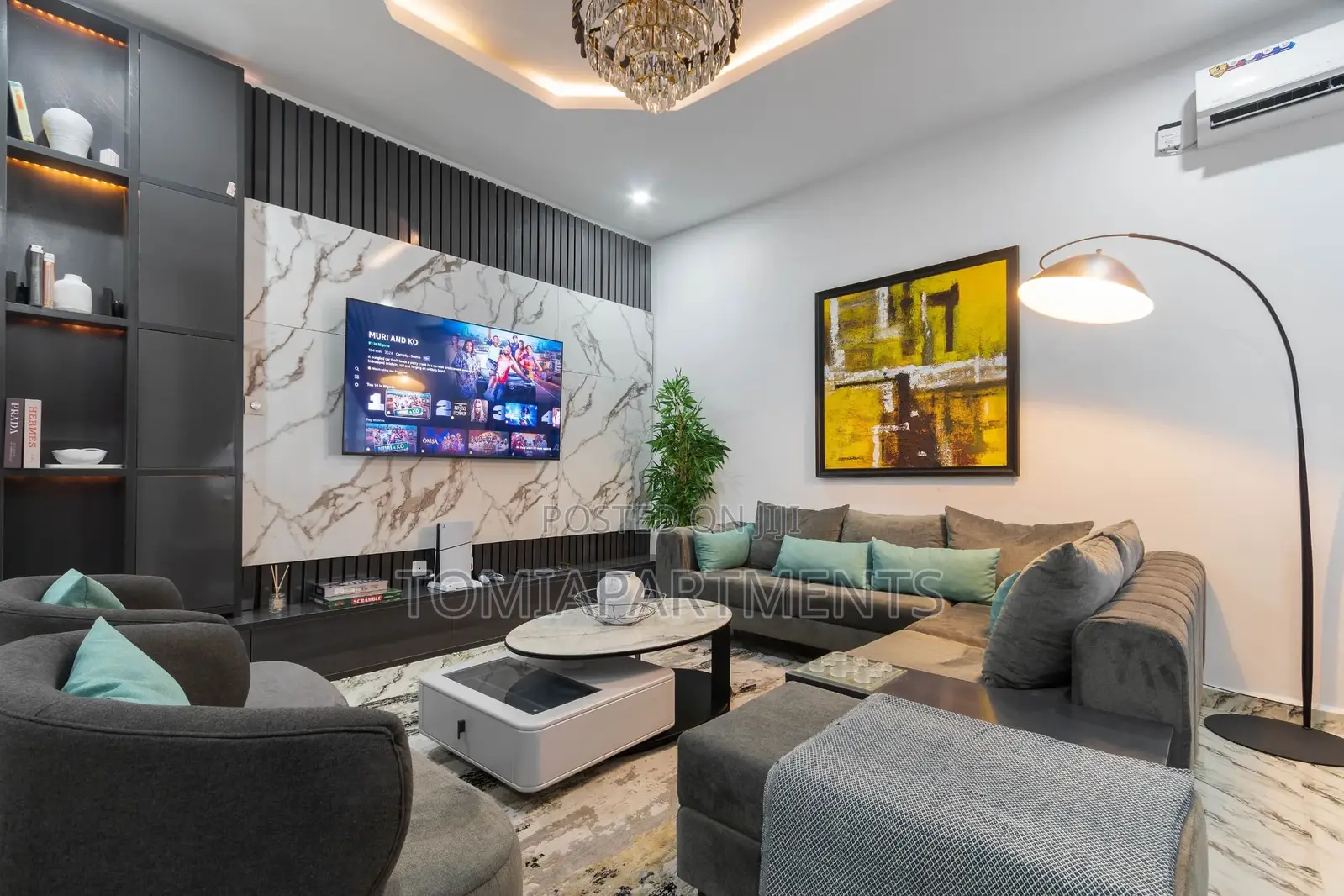 3 Bedroom Shortlet Apartment With Pool, Gym, Ps5 in Ikate