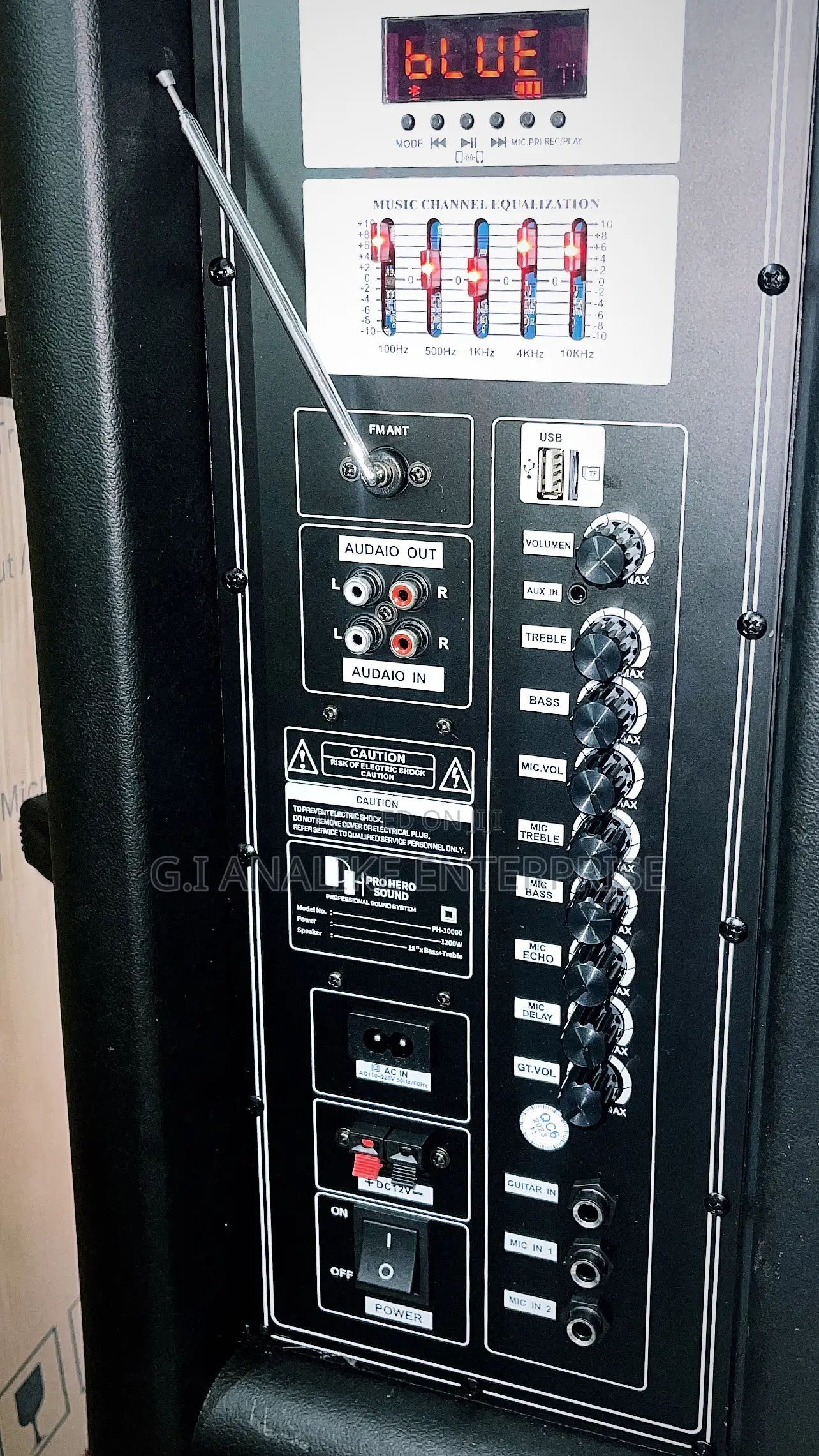Public Address System Double Speakers.