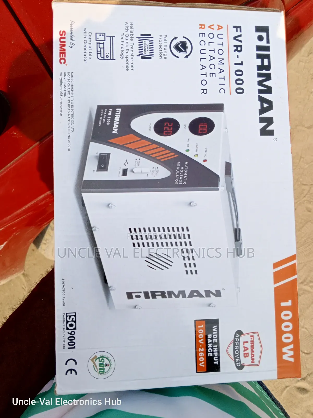 Firman 1000W Voltage Stabilizer