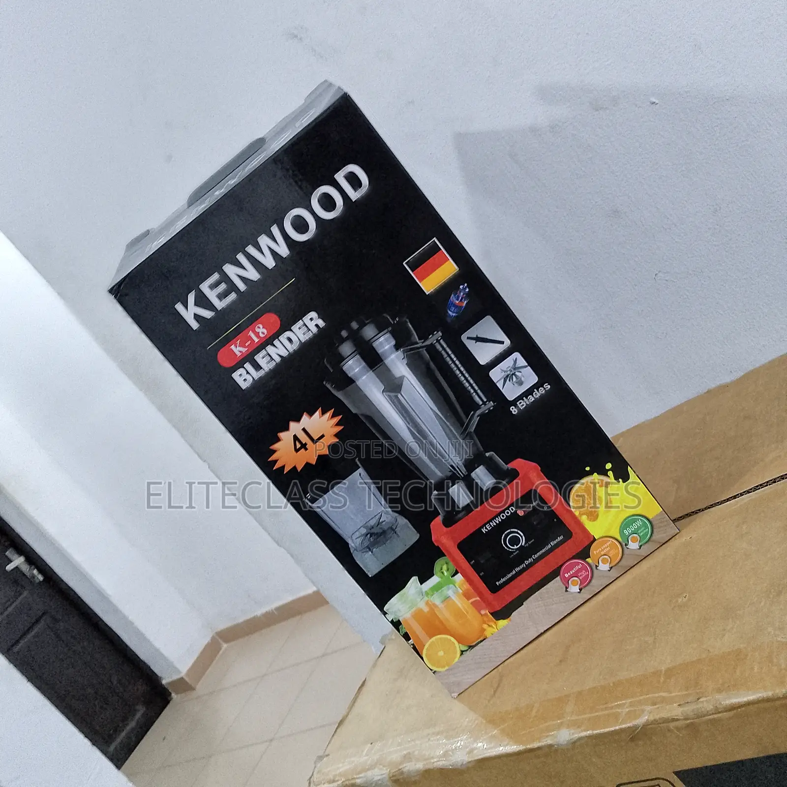 Blend and Sip Kenwood 4L 9000W Blender With Double Cup