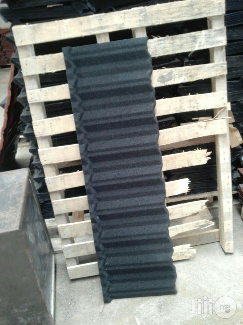 Black, Red And Brown Shingle Stone Coated Roofing Sheet In Lagos Nig.