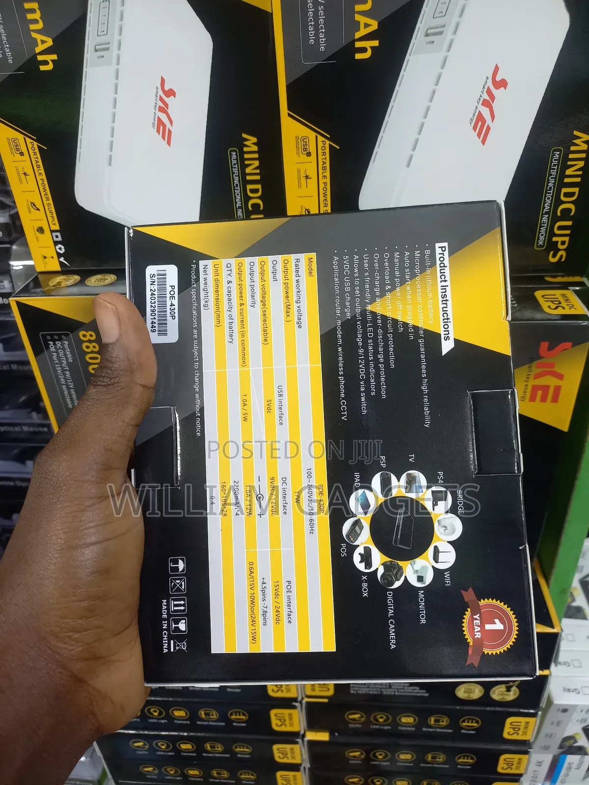 Ske Minidc Ups 8800mah Router Power Bank