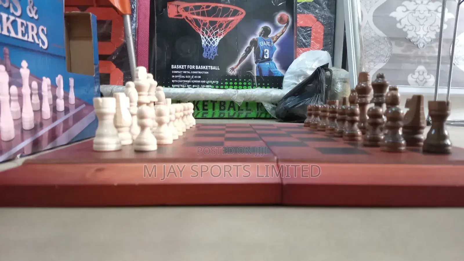 Wooden Chess and Checkers