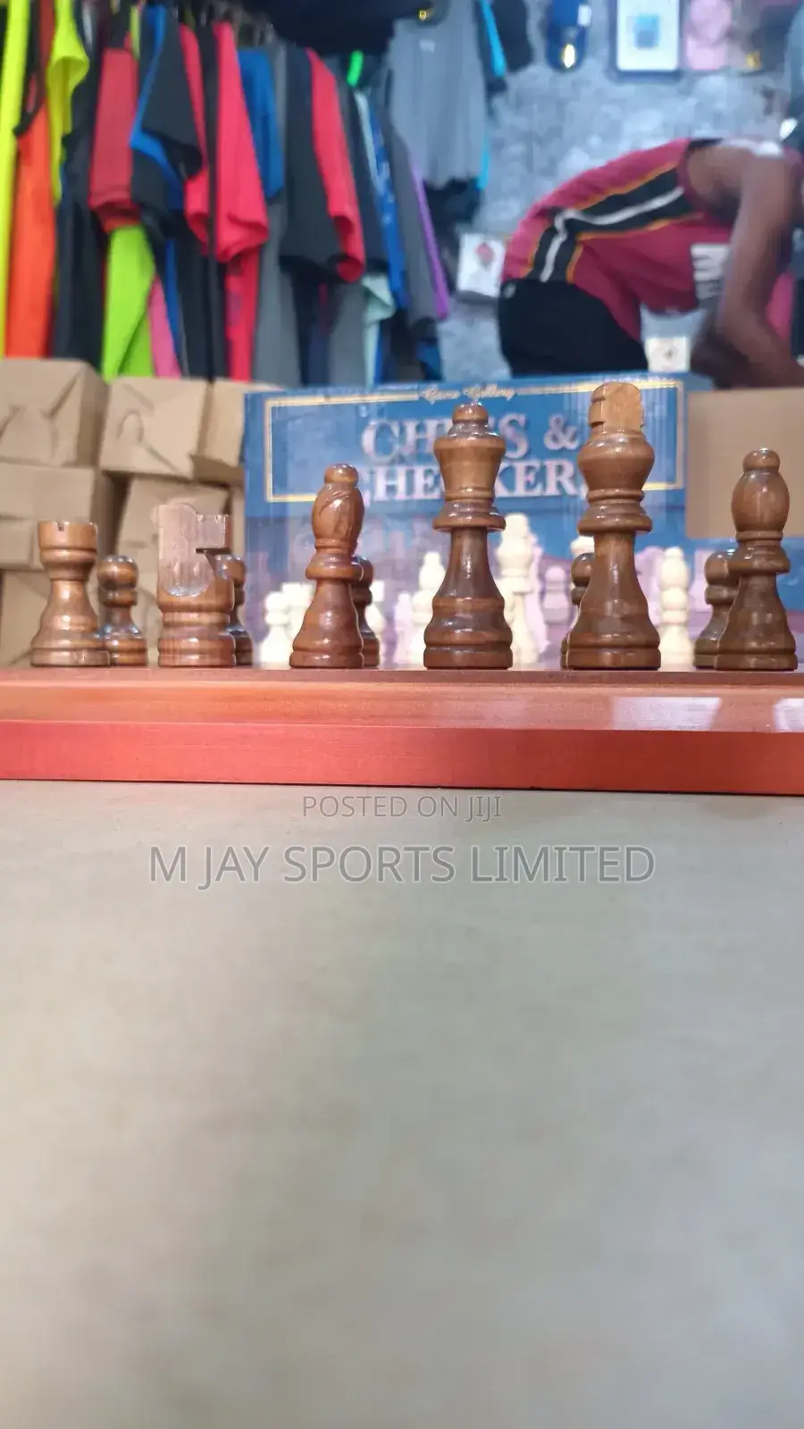 Wooden Chess and Checkers